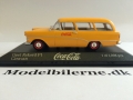 Opel Rekord Coca Cola 1958 Modelbil - Minichamps